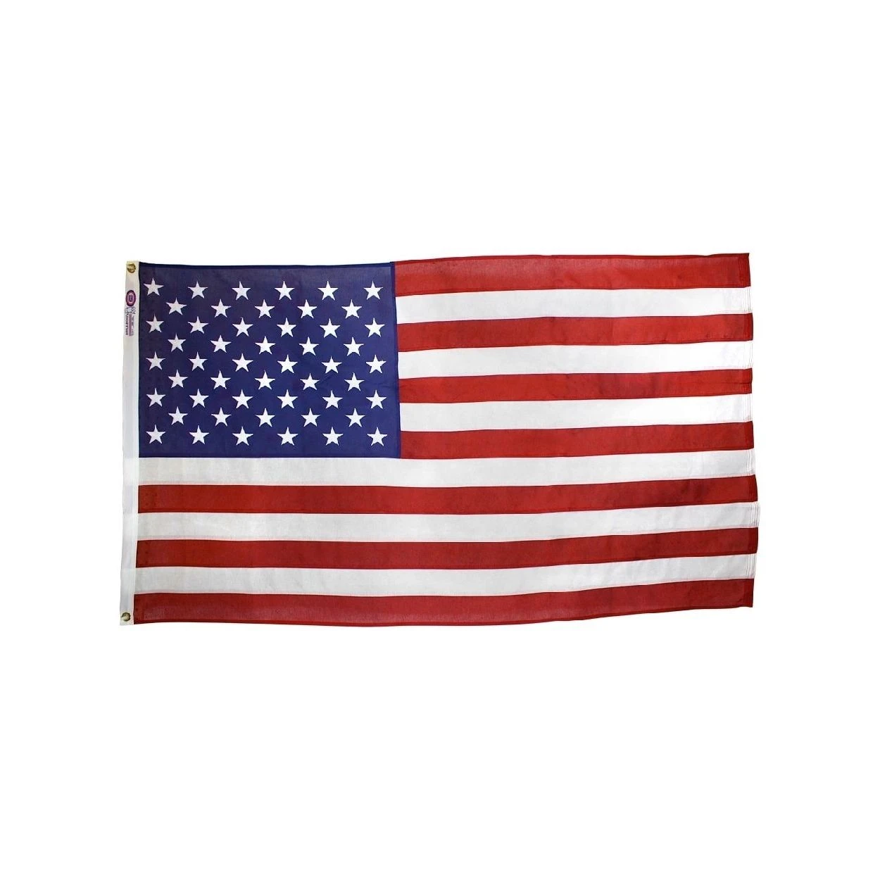 3ft. X 5ft. Cotton U.S. Flag With Heading And Grommets 3 3ft. X 5ft. Cotton U.S. Flag With Heading And Grommets