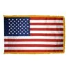 3ft. X 5ft. US Flag For Display With Fringe And Pole Sleeve
