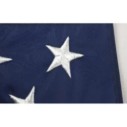 8ft. X 12ft. US Flag Heavy Polyester Rope Heading 11 8ft. X 12ft. US Flag Heavy Polyester Rope Heading -FlagCenter shop Embroidered Stars on a US Polyester Flag