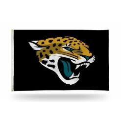 3ft. X 5ft. Black Jacksonville Jaguars Flag