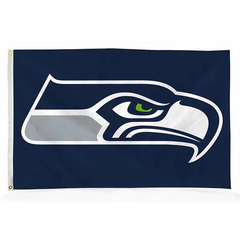 3ft. X 5ft. NFL Seattle Seahawks Flag H & G 3 3ft. X 5ft. NFL Seattle Seahawks Flag H & G