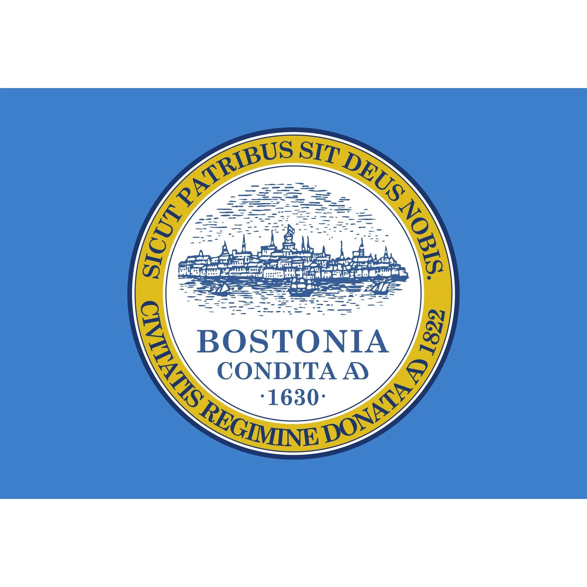6ft. X 10ft. City Of Boston Flag 3 6ft. X 10ft. City Of Boston Flag