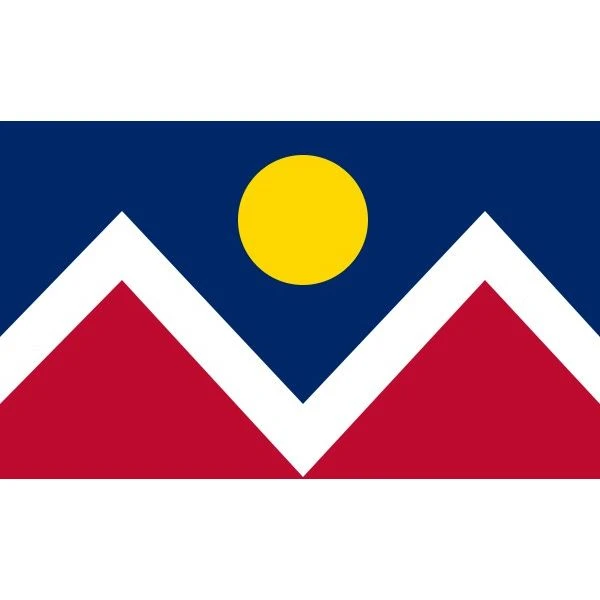 2ft. X 3ft. City Of Denver Flag 3 2ft. X 3ft. City Of Denver Flag