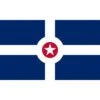 5ft. X 8ft. City Of Indianapolis Flag -FlagCenter shop Flag of Indianapolis gh3d 3s