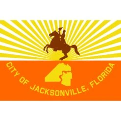 4ft. X 6ft. City Of Jacksonville Flag