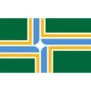 5ft. X 8ft. City Of Portland Flag -FlagCenter shop Flag of Portland Oregon 1bx9 6t