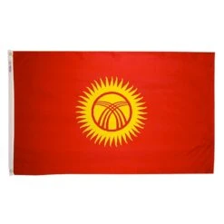 3ft. X 5ft. Kyrgyzstan Flag With Brass Grommets