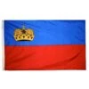 4ft. X 6ft. Liechtenstein Flag With Brass Grommets -FlagCenter shop Liechtenstein Crown flag ma6m z9