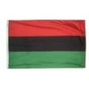 3ft. X 5ft. African American Flag With Side Pole Sleeve -FlagCenter shop MNylGlo Afro Americans 7 1 c5vt sk