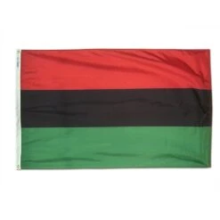 3ft. X 5ft. African American Flag With Side Pole Sleeve