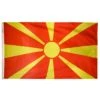 2ft. X 3ft. Macedonia Flag With Canvas Header