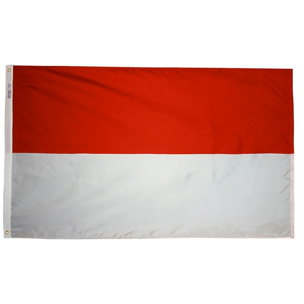 4ft. X 6ft. Monaco Flag With Brass Grommets 3 4ft. X 6ft. Monaco Flag With Brass Grommets