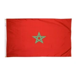 2ft. X 3ft. Morocco Flag With Canvas Header