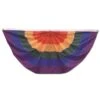 3ft. X 6ft. Rainbow Fan W/ Brass Grommets 2 3ft. X 6ft. Rainbow Fan W/ Brass Grommets -FlagCenter shop RAINBOW BANNER