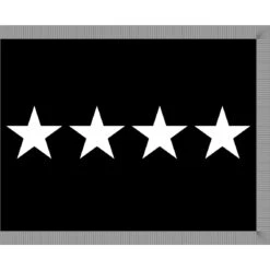 4ft. X 6ft. Space Force 4 Star General Flag Indoor W/ Fringe