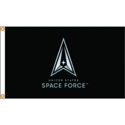 3ft. X 5ft. U.S. Space Force Logo Flag Heading & Grommets