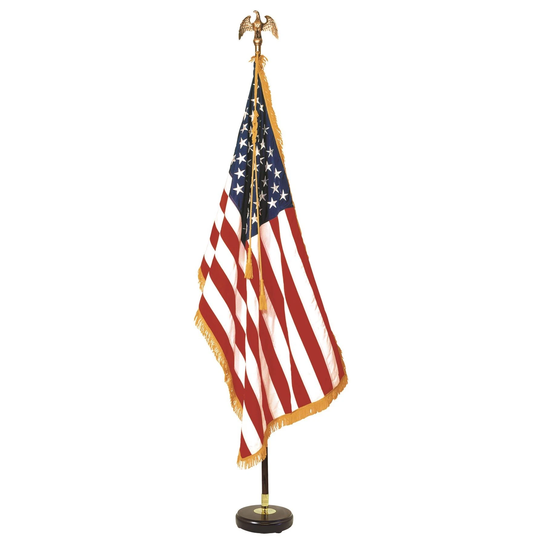 3ft. X 5ft. Signature U.S. Flag Set With Mahogany Pole 3 3ft. X 5ft. Signature U.S. Flag Set With Mahogany Pole