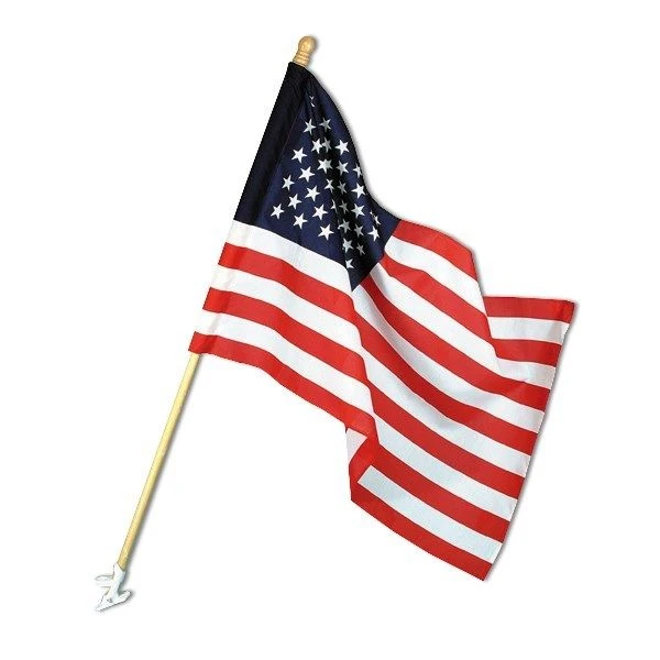2-1/2ft. X 4ft. U.S. Banner Flag Poly-Cotton 3 2-1/2ft. X 4ft. U.S. Banner Flag Poly-Cotton