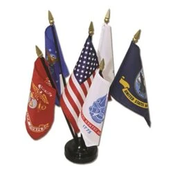 4 In. X 6 In. Armed Forces Flag Set