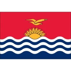 4ft. X 6ft. Kiribati Flag With Side Pole Sleeve