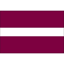 2ft. X 3ft. Latvia Flag With Side Pole Sleeve