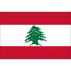 2ft. X 3ft. Lebanon Flag With Side Pole Sleeve