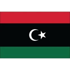 2ft. X 3ft. Libya Flag With Canvas Header