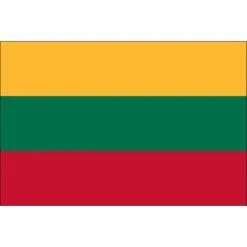 3ft. X 5ft. Lithuania Flag With Side Pole Sleeve