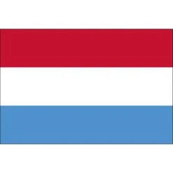 4ft. X 6ft. Luxembourg Flag With Side Pole Sleeve