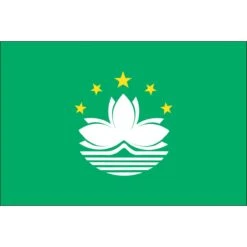 3ft. X 5ft. Macau Flag With Canvas Header