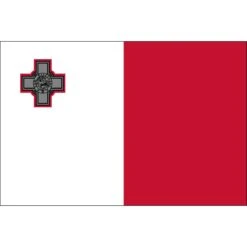 3ft. X 5ft. Malta Flag With Side Pole Sleeve