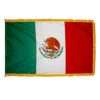 3ft. X 5ft. Mexico Flag With Side Pole Sleeve And Fringe