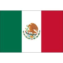 3ft. X 5ft. Mexico Flag With Side Pole Sleeve