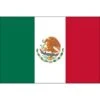 2ft. X 3ft. Mexico Flag With Side Pole Sleeve -FlagCenter shop mexico flag pars my