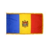 3ft. X 5ft. Moldova Flag With Side Pole Sleeve And Fringe -FlagCenter shop moldova flag fringe