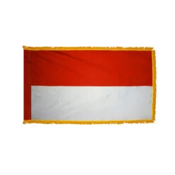 3ft. X 5ft. Monaco Flag With Side Pole Sleeve And Fringe