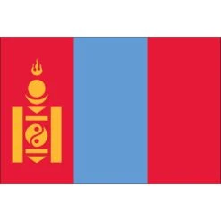 3ft. X 5ft. Mongolia Flag With Side Pole Sleeve