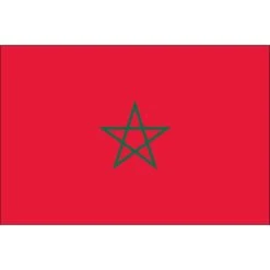 4ft. X 6ft. Morocco Flag With Side Pole Sleeve