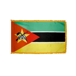 3ft. X 5ft. Mozambique Flag With Side Pole Sleeve And Fringe