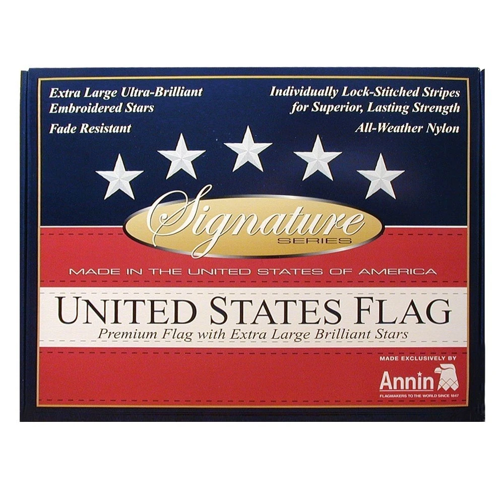 4ft. X 6ft. Signature U.S. Flag 6 4ft. X 6ft. Signature U.S. Flag - Image 4