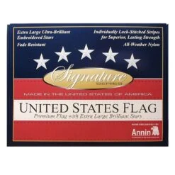 3ft. X 5ft. Signature US Flag W/Fringe -FlagCenter shop signature box 5 ulpj ml