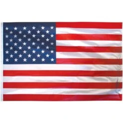 8 In. X 12 In. US Flag Outdoor Nylon Dyed