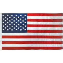 3ft. X 5ft. US Flag Nylon Line Snap & Ring